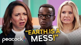 The Good Place | Judge Gen Spends a Day in the Humans’ Shoes