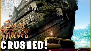 A Pirate Ship Completely Ran Us Over In Sea OF Thieves