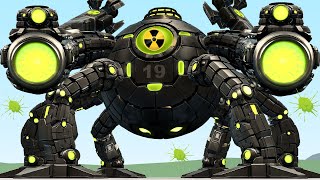 I MADE NEW RADIOACTIVE OMNIDROID V.19 ROBOT FROM ROBLOX INCREDIBLES In Garry's Mod