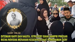 Nagita & Raffi Accompany Gary Iskak's Wife When She Almost Faints at Her Late Husband's Funeral