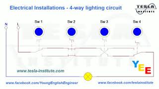 Electrical Installations - 4-way Lighting Circuit