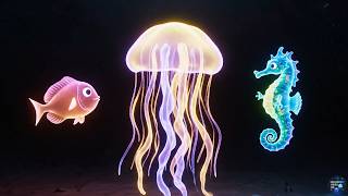 🌌 Ultra Realistic 3D Hologram Wildlife in 4K | Stunning Animals & Relaxing Nature Music