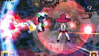 Touhou Hisoutensoku: Patchouli Knowledge (Ascriptmaster) vs Moriya Suwako (ダンゴ)