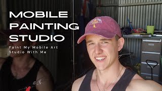 Going Crazy & Throwing Paint Everywhere In My Old Food Trailer