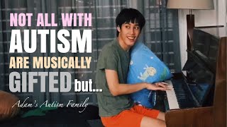 Autism Boy Adam Plays the Piano @AdamsAutismFamily