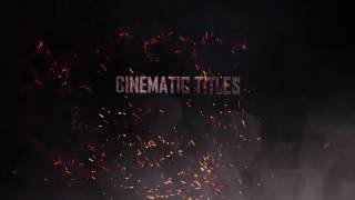 After Effect Cinematic Titles
