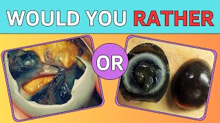 The Most Disgusting Foods - Would You Rather Challenge Hard Choice 🤮🤢😂 2024