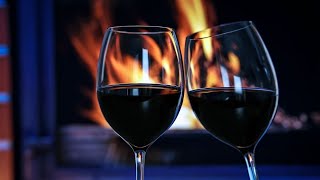 ROMANTIC FIREPLACE AMBIENCE - Relaxing Romantic Instrumental Music