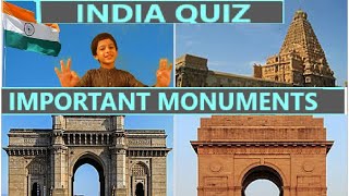 12 IMPORTANT INDIAN MONUMENTS - How many do you know? | #IndependenceDay #IndiaQuiz #IncredibleIndia