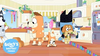 Trying to Handstand at Bingo's Birthday Party 🧡 | Bluey's Bestest Friends - Official Channel