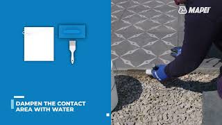 MAPEPAVE - Mapei's mortar & slurry system for outdoor tiles.