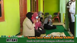 Penghormatan terakhir Bapak H AHMAD MAHMUD