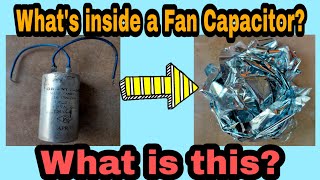 What's inside Fan Capacitor