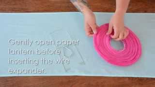 How To Assemble Paper Lanterns