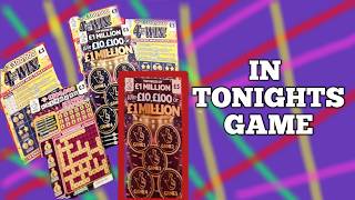CRACKER OF A GAME....4 WAYS TO WIN...£1 MILLION  BLACK..BONUS MULTIPLY..DOUBLE MATCH 