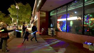 MoCA L.I.ghts 2024 | Main Pat-Med Library | Alina Wilczynski Light Painting