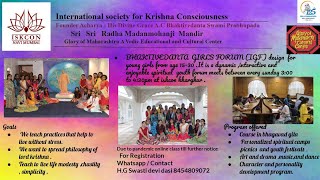 BHARATNATYAM PERFORMANCE BY BHAKTIVEDANTA GIRLS FORUM, NAVI MUMBAI