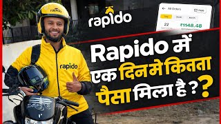How much money do you earn in a day at Rapido? || Rapido Bike Taxi Jobs || Badka chetan