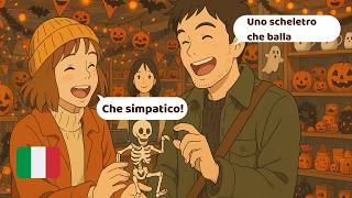 Learn Italian with Fun Halloween Dialogues | Practice Speaking & Listening (A2/B1)