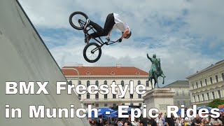 Terrific BMX Freestyle Rider Josh Dove in Munich, Ride Further Tour, Zamanand Festival 2025