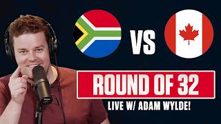 Canada vs South Africa LIVE | World Cup - Round Of 32