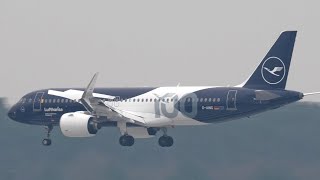 Lackfrisch in FRA – Lufthansa A320 D-AING startete wenig später im Jubiläumsdesign nach LHR 20.01.26