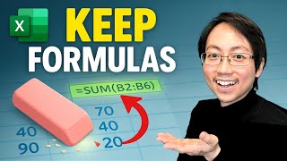 How Smart Excel Users Delete Data But Keep Formulas