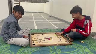 "Intense Carrom Board Challenge with My Friend! 😁 | Aditya Thakur Vlogs"