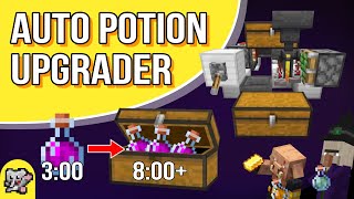 Infinite Potion Upgrader | Minecraft Redstone Tutorial | BEDROCK MCPE XBOX PS
