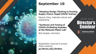 Beckman Director’s Seminar: Nick Angello and Mayank Garg