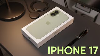iPhone 17 Sage Unboxing, Setup & First Impression! Accessories Hands On!