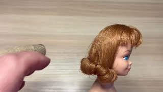 Gorgeous! Vintage Mattel 860 Straight Leg Titian Midge Barbie Doll 1963