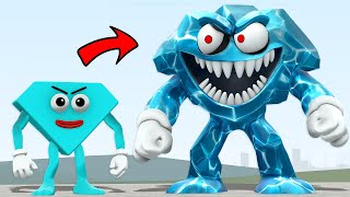 I MADE NEW DIAMOND MONSTER PHASES 2 FROM ROBLOX SAVE THE SHAPES in Garry's Mod