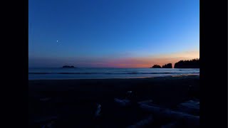 Surfing Video Vancouver Island at Sunset on 2024.10.10   #surfingdreams #waves  #surf #sunset