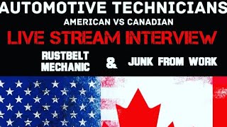 TECH TALK LIVE - AMERICAN VS. CANADIAN TECHNICIANS