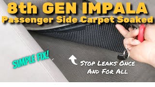 2000-2005 Impala (8th Gen) Passenger Side Carpet Soaked **WET FLOOR FIX** 2nd Gen W-Body