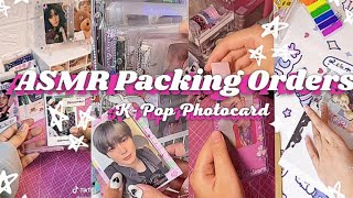 Tiktok ASMR Packing Orders & Trade K-Pop Photocard | BTS, ENHYPEN, NCT, EXO, etc