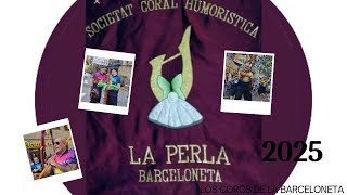 ACH LA PERLA 2025 LUNES  FINAL #loscorosdelabarceloneta #3d #carpediem #infinity #barceloneta