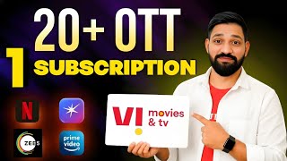 20+ OTT & 400+ Live TV Channels in 1 Subscription