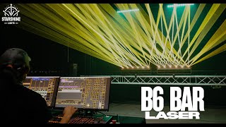 B9 RGB Animation Laser Light Bar Demo | 6W 12W 18W DJ Laser for Clubs & Stage