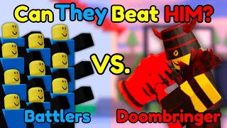 Can You Beat The Battle Bricks Chapter 1 With ONLY BATTLERS? (Roblox)