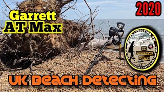 2020 UK Beach detecting with the Garrett AT Max and AT 5x8" DD Coil