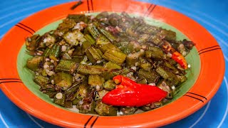 Desi Style Bhindi Ki Bhujya. Cooking corner of ismat