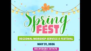 May 31, 2026, Belvedere Family Live Stream- Regional Service
