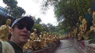 Entrance to 10,000 Buddhas Monastery in Sha Tin, Hong Kong.