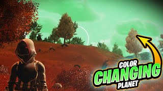This Planet Changes Color in No Man's Sky