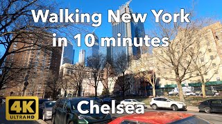 【4K】Walking New York #155 | Chelsea | From 8th Ave & 28th St to 11th Ave & 30th St | Manhattan