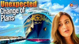 A VERY UNEXPECTED TURN on our 7 NIGHT DISNEY CRUISE! When your cruise doesn't go as planned!