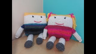 How To Knit Amigurumi Doll Or Pillow Buddy