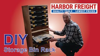 DIY Custom Racking for Harbor Freight Storage Bins